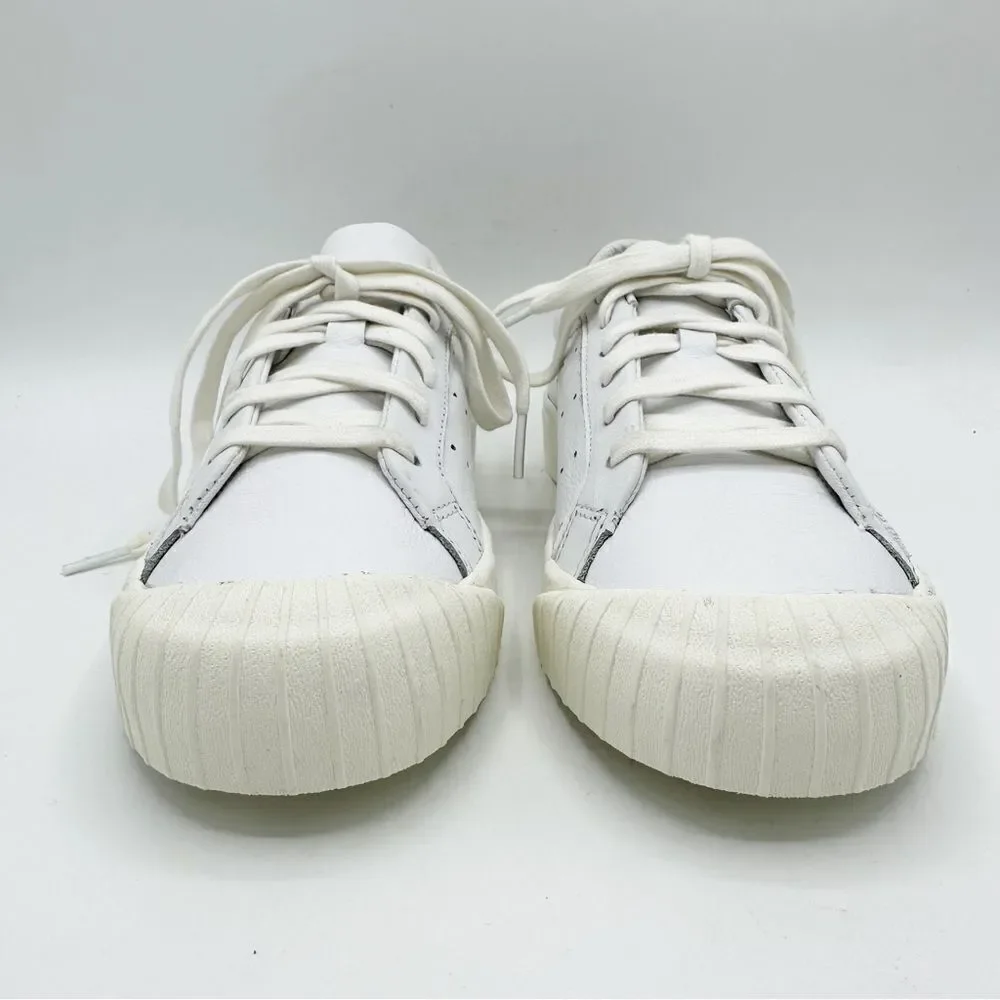 Adidas Women's Everyn White‎ Leather Perforated Platform Sneakers White 6M
